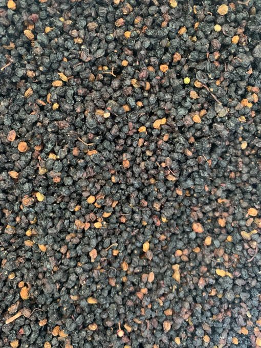 Dried elderberries