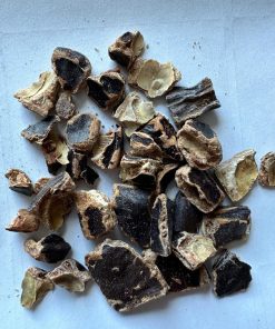Carob pods split