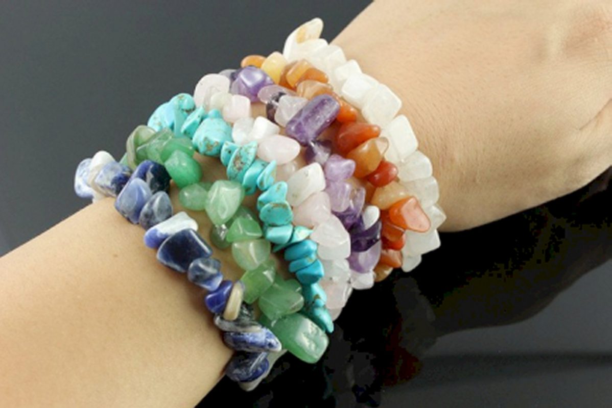 Chipstone bracelets (Gemstone chips)