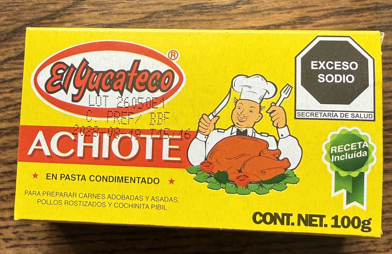 Annatto / Achiote paste 100g