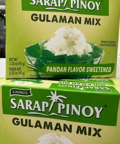 Gulaman mix 95g pack Pandan flavour sweetened