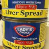 Lady' Choice, Liver spread 165g tin
