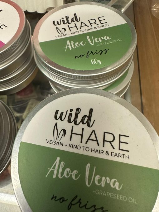 Wild Hare Solid Shampoo Aloe Vera plus Grapeseed Oil Vegan 60g