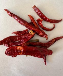 Teja dried indian chilli pods