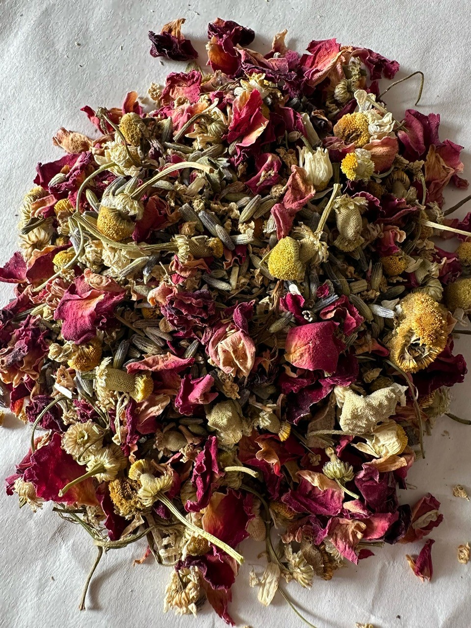 4- Spring flowers herbal 'tea' infusion blend