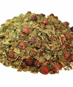 Hawthorn herb dried whole berries and leaves mix